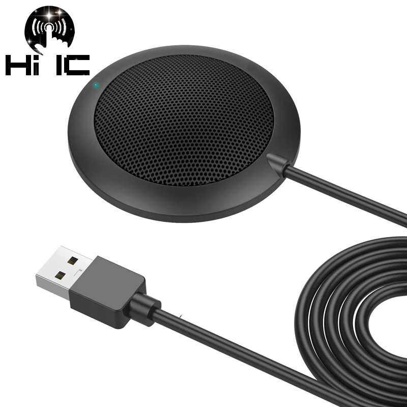 USB проводной настольный компьютер конференц круглый конденсаторный микрофон