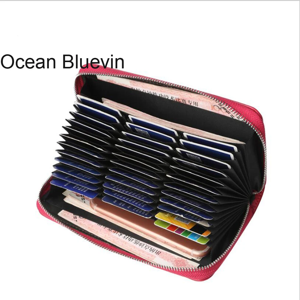 OCEAN bluewin Высококачественный новый модный анти магнитный женский кожаный кошелек