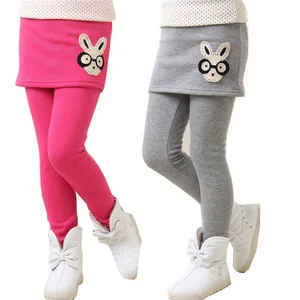 Леггинсы для девочек; Зимние штаны; Детские штаны; Зимние леггинсы для девочек; Флисовая теплая юбка-брюки из двух предметов