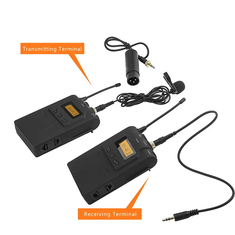 BOYA by wm6 Pro UHF Беспроводной микрофон Системы петличный для eng EFP DSLR Камера|lavalier