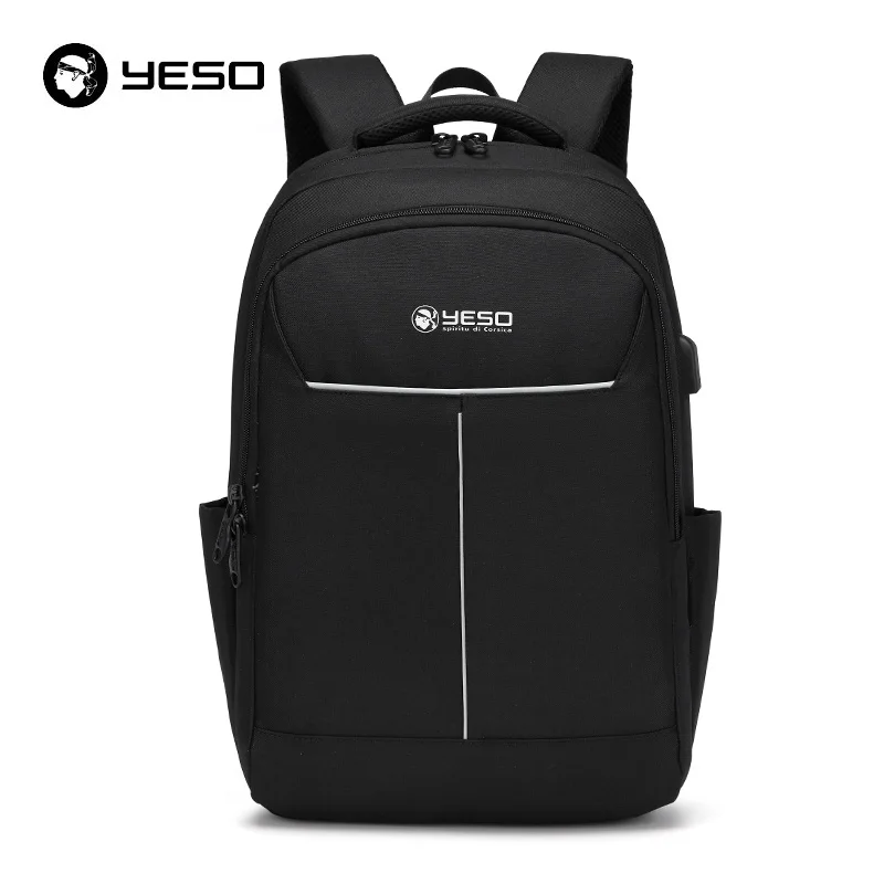 YESO рюкзак для ноутбука большой емкости с usb зарядкой дорожная сумка мужчин