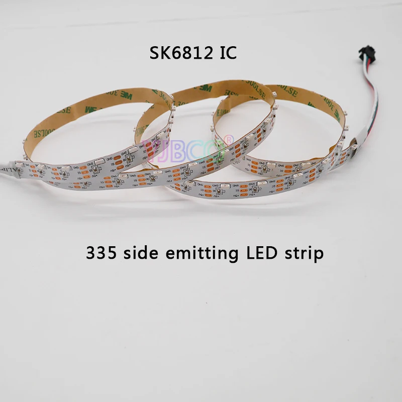 Белая печатная плата IP30 DC5V 1m/5m адресуемая 60 светодисветодиодный s/m 90 светодиодный