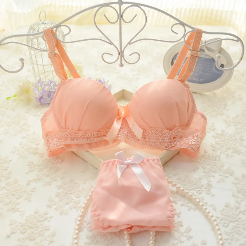 Нижнее белье для девочек-подростков комплекты бюстгальтеров детей бюстгальтер
