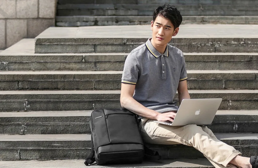 Новый оригинальный рюкзак xiaomi классический деловой с объемом 17 л для компьютера