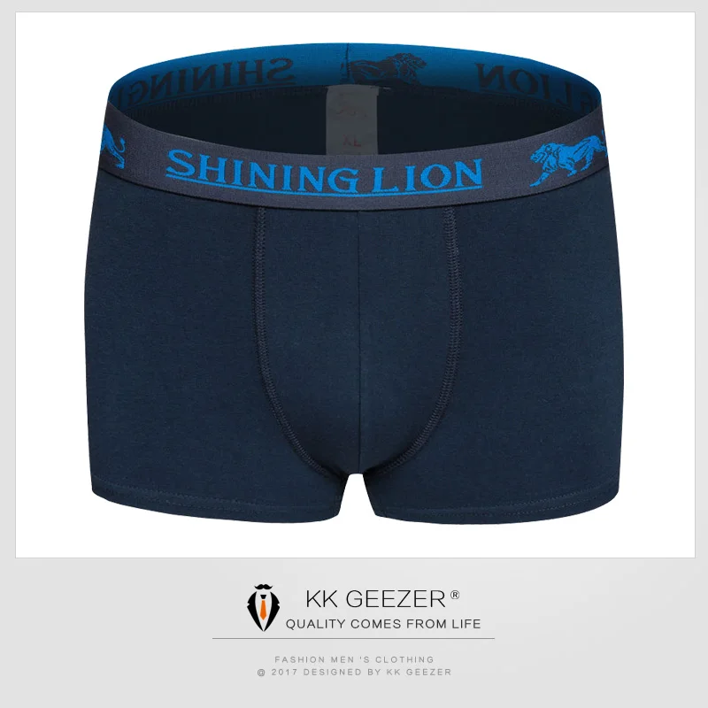 NEW Nice Quality Fashion Sexy Cotton Boxers Men Underwear Shorts Boxer Breathable underpants Solid Black Gray Blue | Мужская одежда