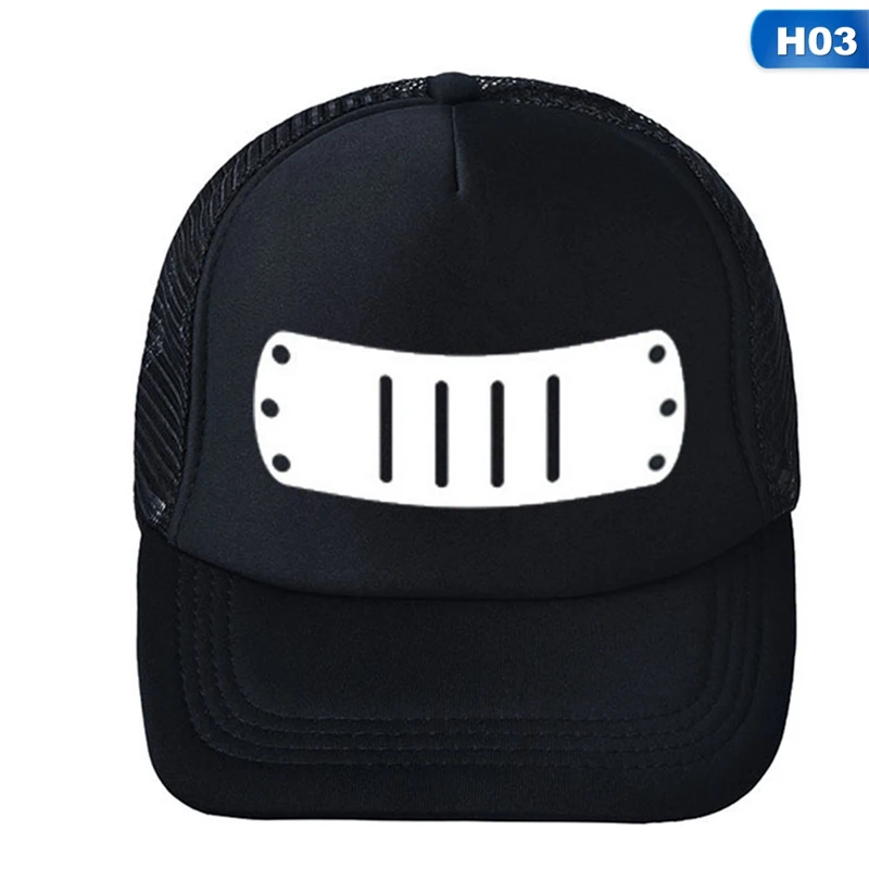 3 Аниме Наруто Учиха шапка для косплея Akatsuki вышивка Snapback Регулируемая весна лето женские мужские спортивные аксессуары - Цвет: 3