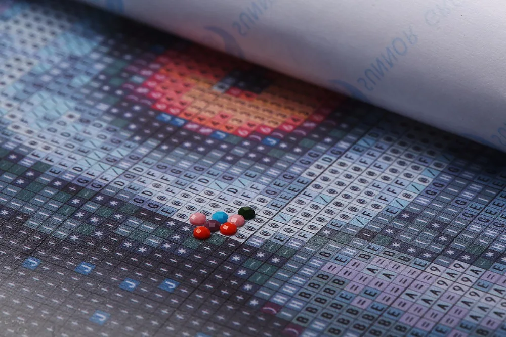 Пластиковые ремесла полный бриллиант вышивка алмазов мозаика дрель круглый