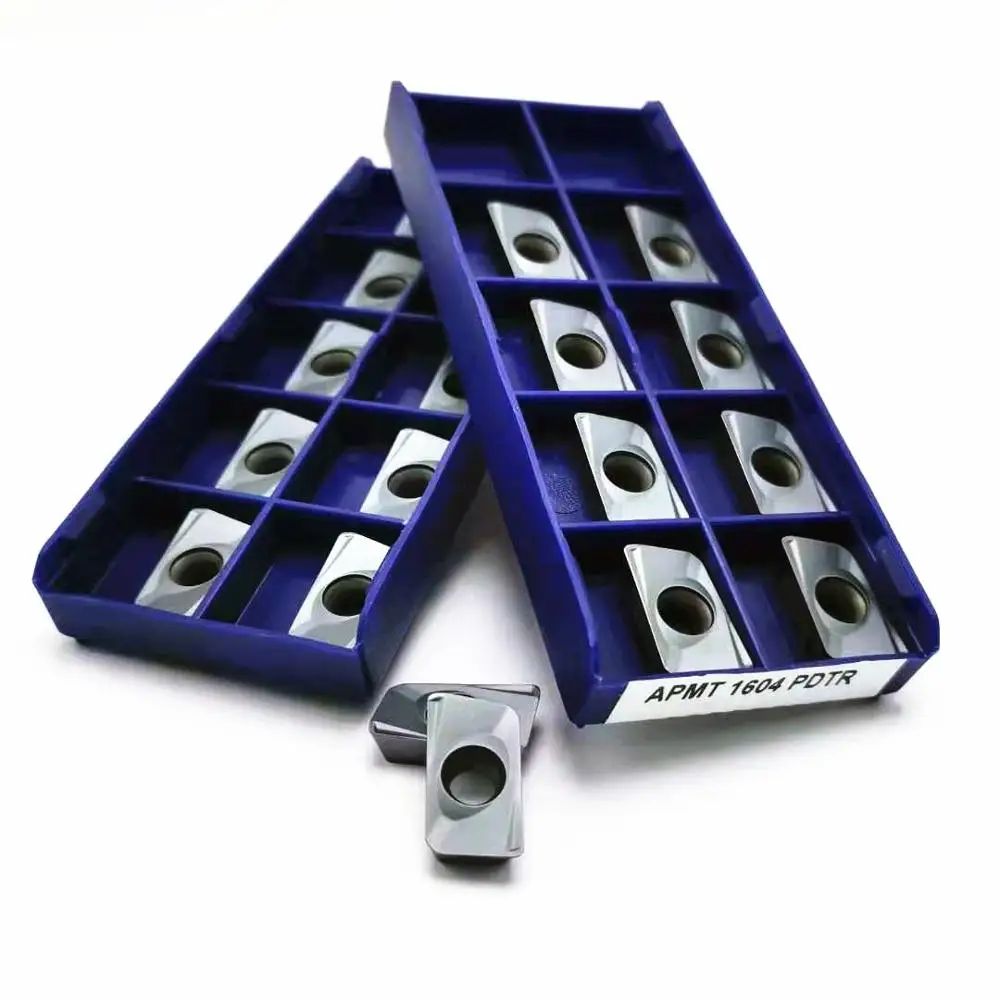 

Tungsten Carbide APMT1604PDTR LT30 Milling Tool for Milling Cutter BAP400R, R0.8 Milling Insert Milling Tool
