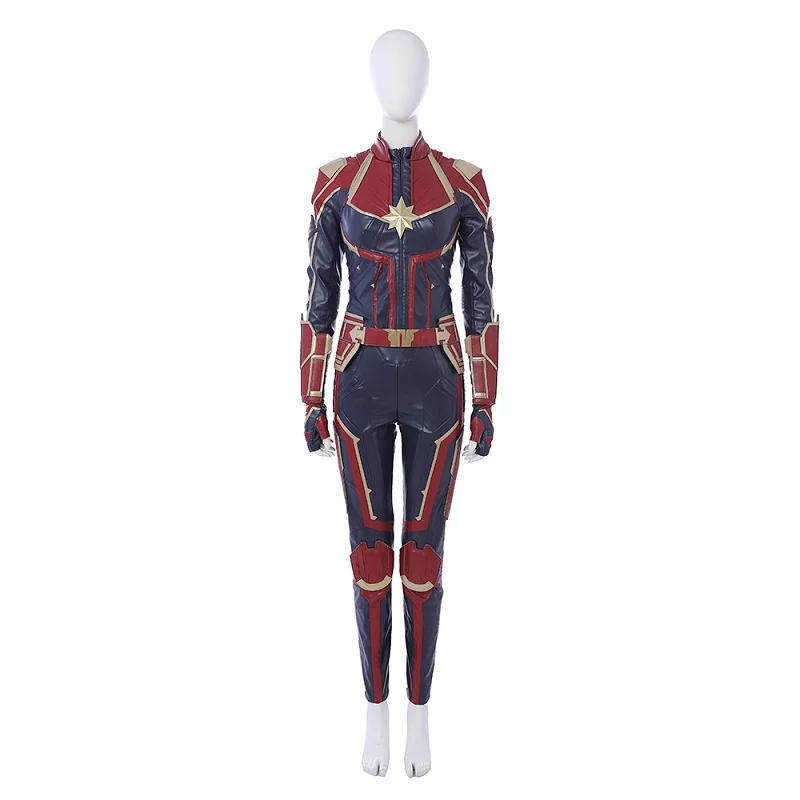Without Boots Костюм капитана Марвел для косплея Carol Danvers костюмы супергероя для Хэллоуина мисс Марвел комбинезон косплей костюм Карл костюм кары Дэнверс - Цвет: Without Boots