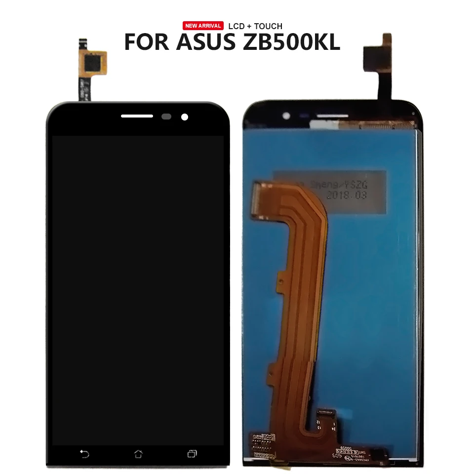 5 ''для Asus Zenfone Go ZB500KL Полный ЖК-дисплей сенсорный экран панель дигитайзер в