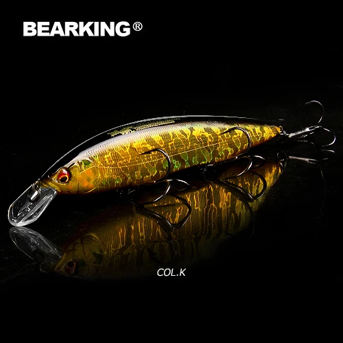 M160-K BEARKING 160 мм 30 г Горячая приманки для ловли рыбы, разные цвета, minnow crank, Вольфрам система веса(wobbler) модель воблер - Цвет: M160-K
