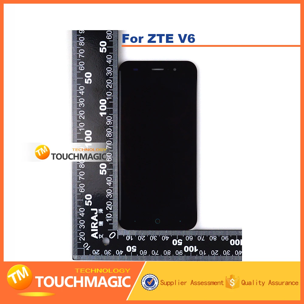 Хорошо Работает Для ZTE V6 ЖК-Дисплей С Сенсорным Экраном Digitizer Замена Тяга