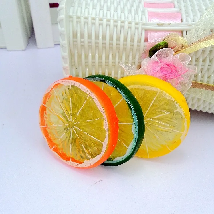 Пластиковые кусочки фруктов 3 цвета модель имитация игрушки обучающие ролевые
