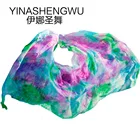 Реквизит для танца живота Женская шелковая вуаль для танца живота для девочек шелковая вуаль для танца живота смешанный цвет