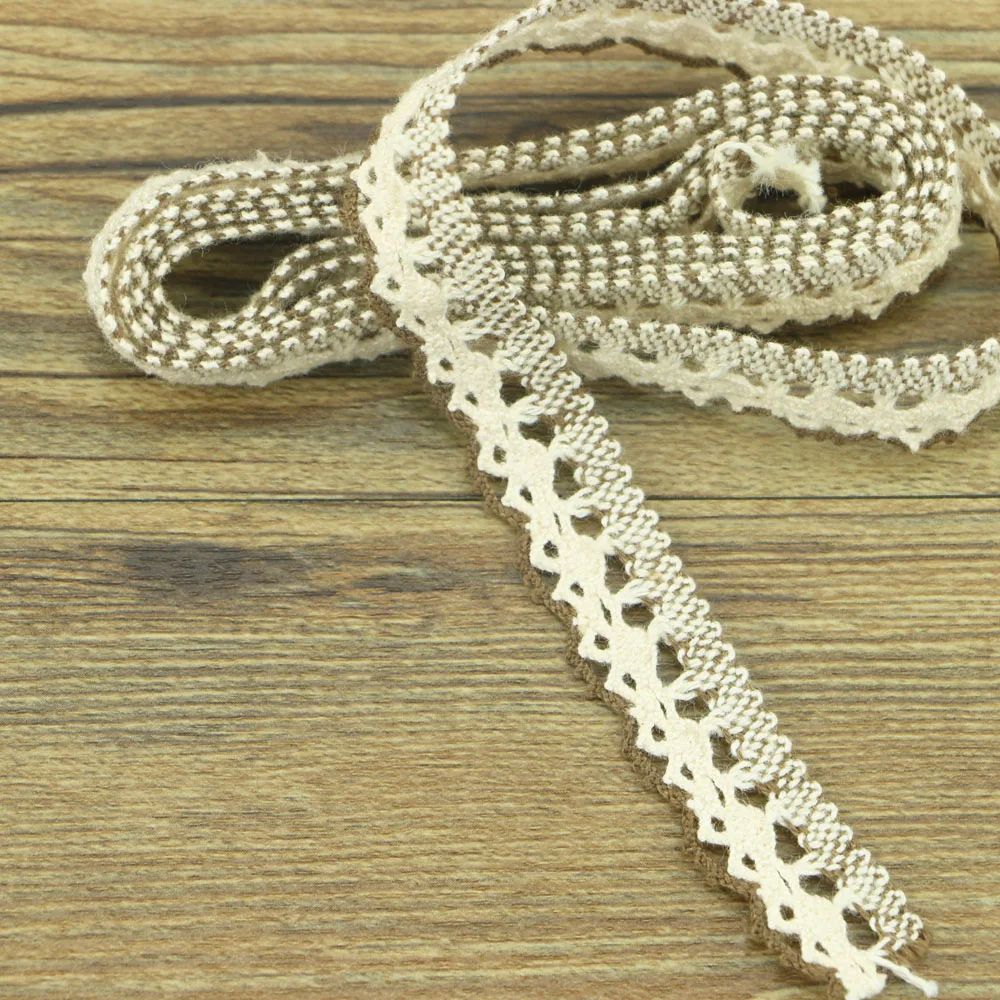 Лоскутное хлопковое кружево ручной работы материал с кружевной лентой 10