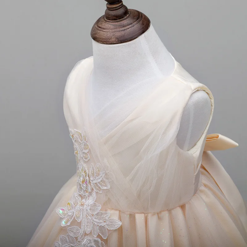 Одежда для девочек нарядное великолепное платье принцессы Элегантное без