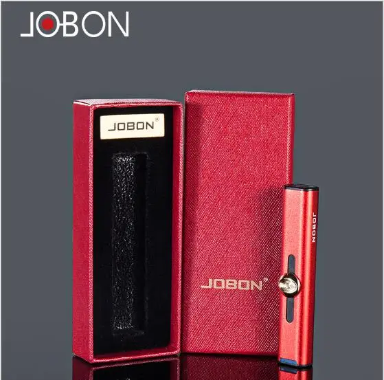 Jobon Подлинная USB зарядка легкая ветрозащитная электронная ультратонкая