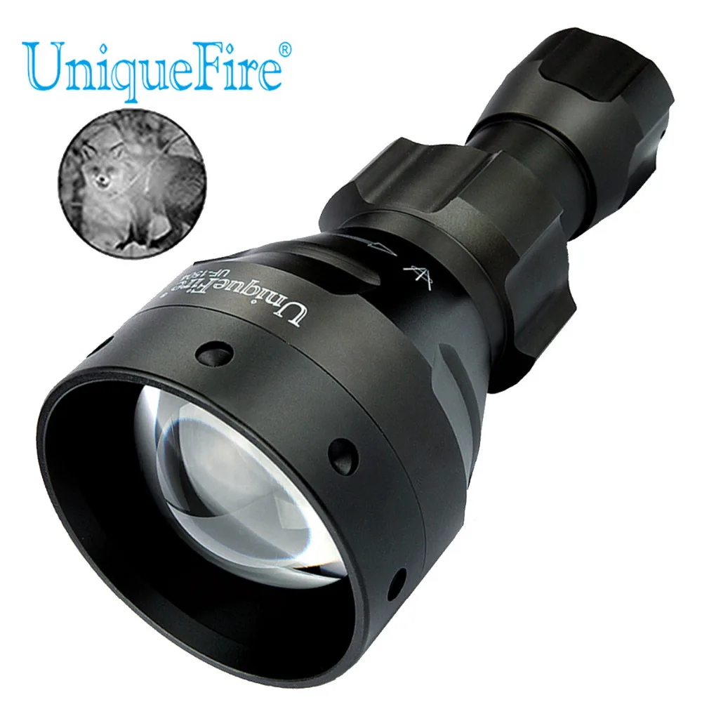 

UniqueFire 1504 IR 850NM LED Flashlight High Quality 3 Modes Zoom Focus T67 Lamp Night Vision Infreared Light Torch