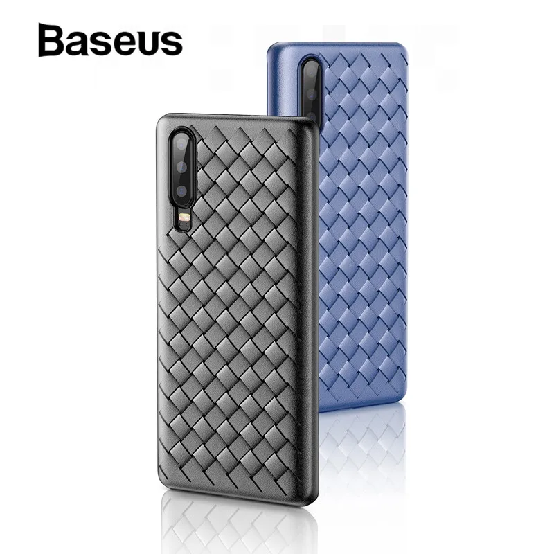 Роскошный чехол Baseus для huawei P30 Pro противоударный на заднюю панель Мягкий ТПУ