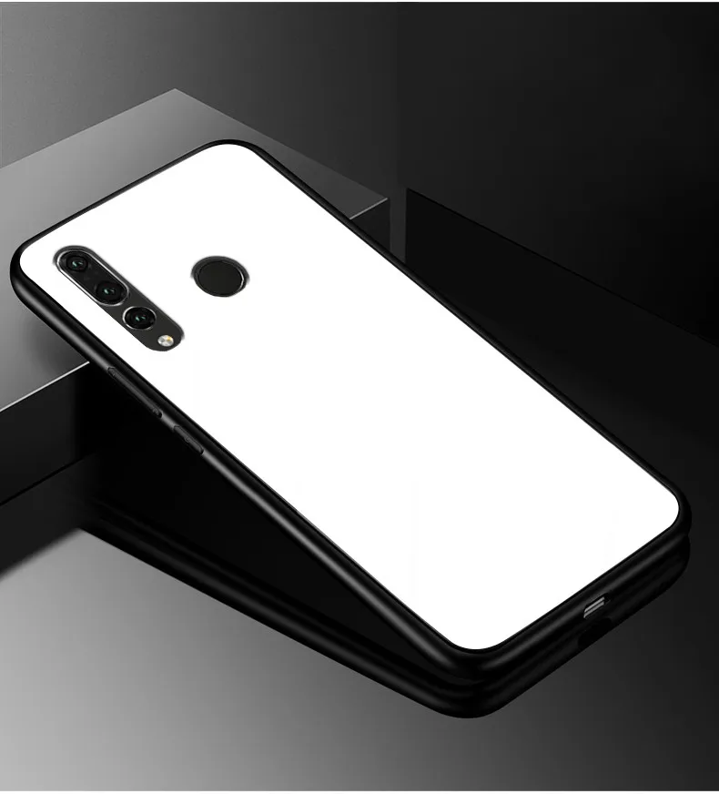 Для Huawei Honor 10i чехол Honor 10i PC Пластиковый стеклянный чехол для телефона черный ТПУ бампер чехол для Huawei Honor 10i HRY-LX1T 10 i чехол - Цвет: 18