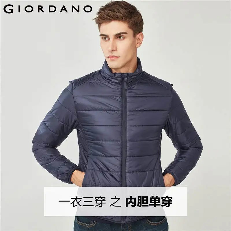 Giordano мужская куртка 3 в 1 имеет три варианта трансформации данная модель