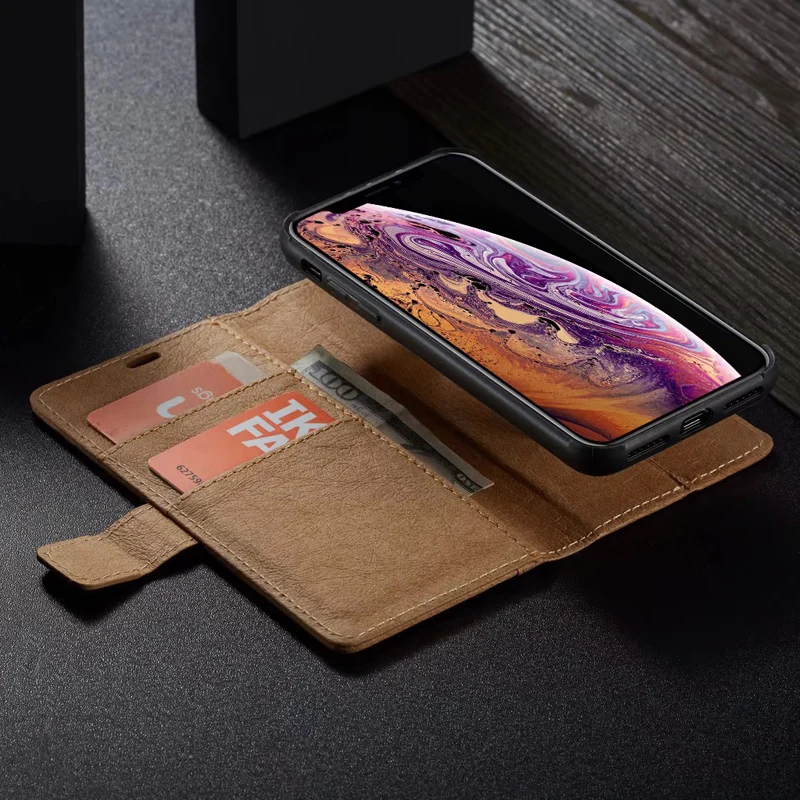 Роскошный чехол подставка из искусственной кожи для iPhone SE 2020 11 Pro 6 6s 7 8 Plus Xr Xs Max