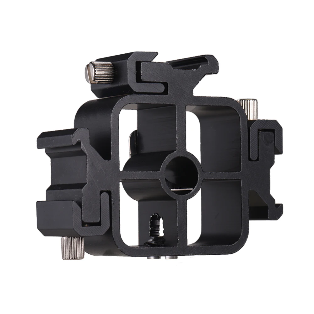 Тройной Холодный башмак крепление Вспышка Скорость lite кронштейн держатель зонта