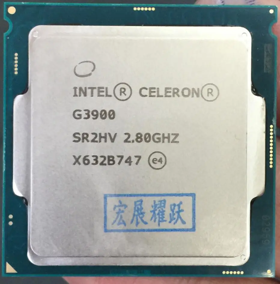 Процессор Intel Celeron для ПК и настольных компьютеров двухъядерный процессор 100%