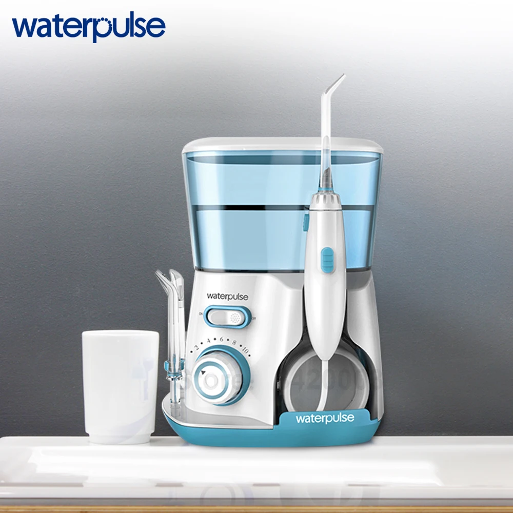 Ирригатор для полости рта Waterpulse V300 800 мл с 7 насадками|Держатель зубной нити| |