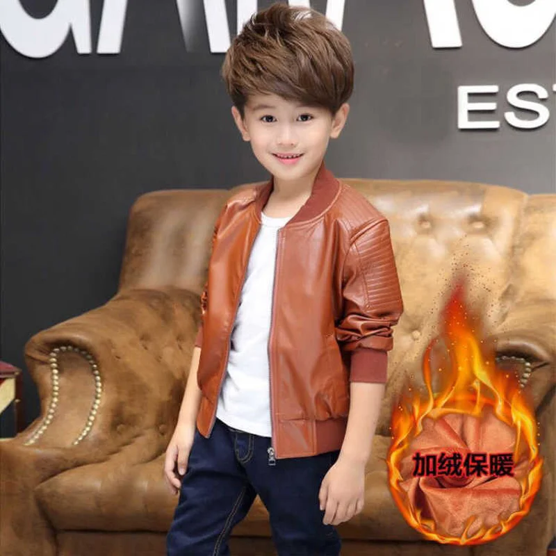 Зимние куртки для мальчиков новая зимняя меховая одежда детская куртка Детские