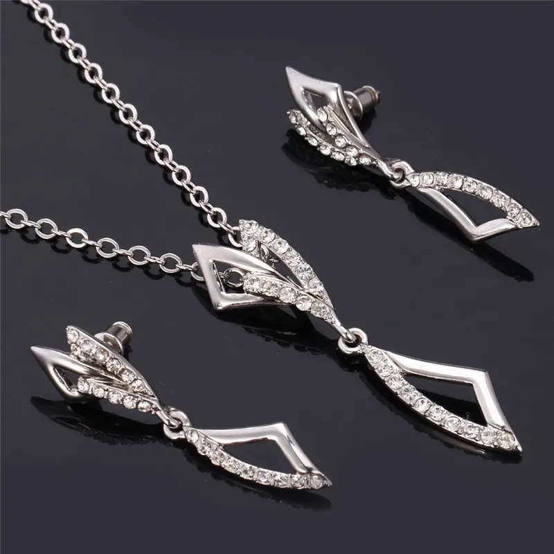 Женский ювелирный комплект из колье и серёг в форме бабочки|jewelry sets for women|jewelry