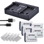 Аккумулятор для камеры Sony RX100 AS15 H400 HX300 HX90 HDR AS10 AS20, 5 шт., 1600 мАч