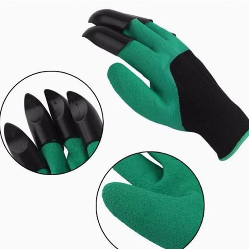 1 пара садовые перчатки из латекса с 4 когтями|gloves gloves|gloves with clawsgloves work |