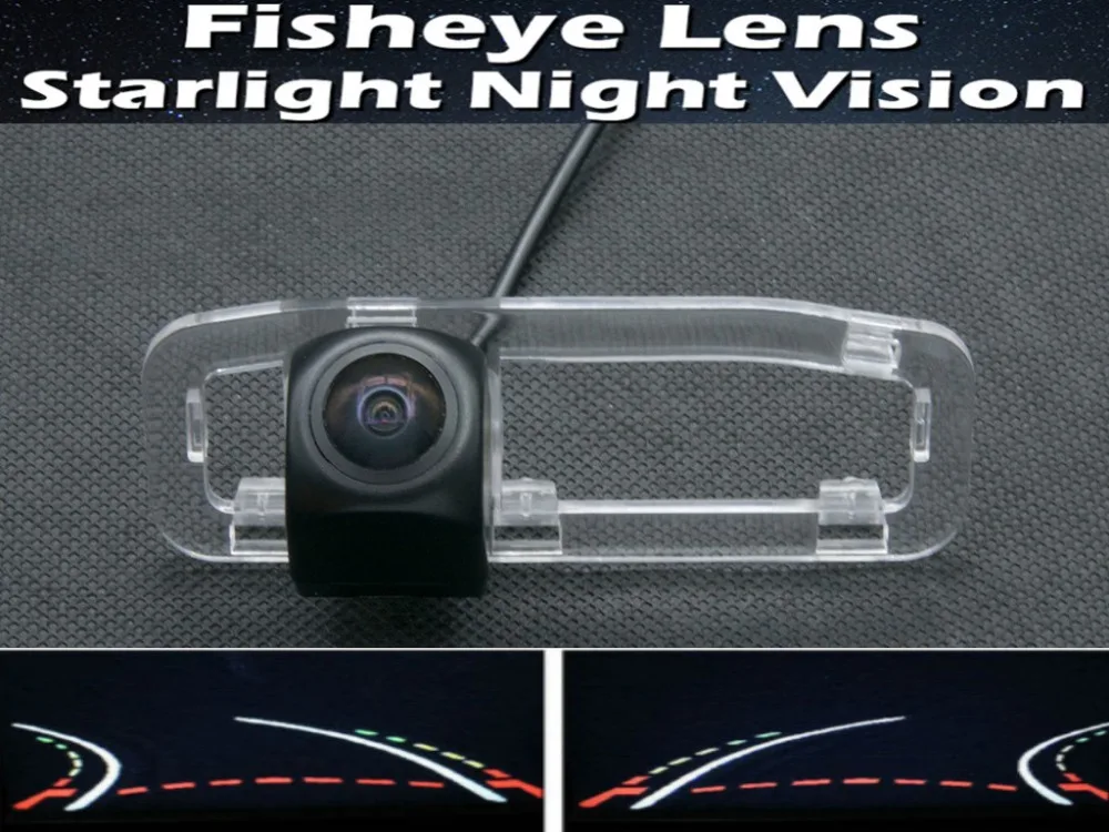 

1080P Trajectory Tracks Fisheye Car Rear view Camera for kia RIO 2007 2008 2009 2010 2011 2012 Waterproof Car Reverse Camera
