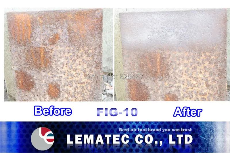 Пескоструйный пистолет LEMATEC портативный ручной аппарат для удаления ржавчины и