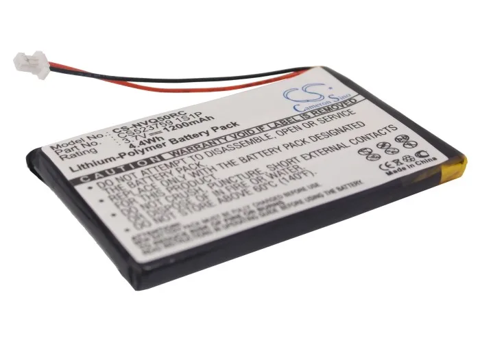 Cameron Sino For NEVO Q50 Remote Control Battery Li-Polymer 1200mAh High Capacity | Электроника