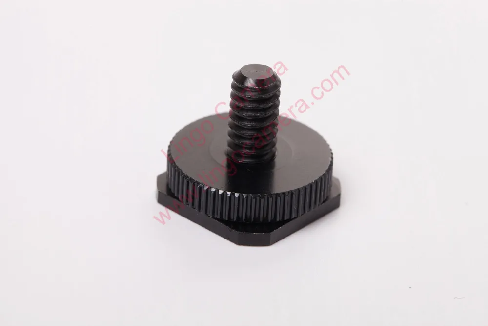 

1/4" - 20 Tripod screw to Flash Hot Shoe Mount Adapter