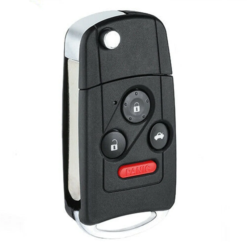 Запасной модифицированный чехол KEYECU для телефона с 3 кнопками 1/ 4 FOB Honda Accord Civic Φ