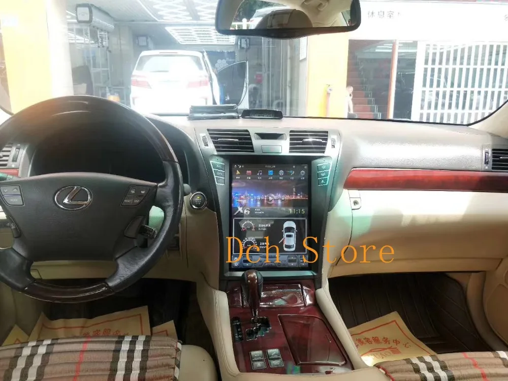 Вертикальный tesla стиль Android 8,1 автомобильный DVD gps навигация для lexus LS LS460 LS600 2006-2012 carplay 4 Гб ram 32 ГБ rom HDMI AHD радио