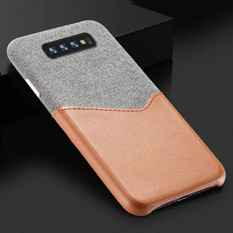 Подлинная Кожаный чехол для samsung galaxy s10 плюс Lite крышки с мягкая ткань тонкая