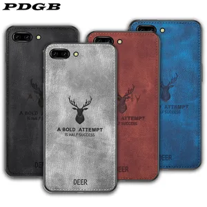 PDGB прочный Чехол из ТПУ для Xiaomi Mi 6 8 9 10 A1 A2 Lite 5X 6X Max 2 3 Mix 2s Note 3 Redmi 8A 9, тканевый чехол с рисунком оленя и лося
