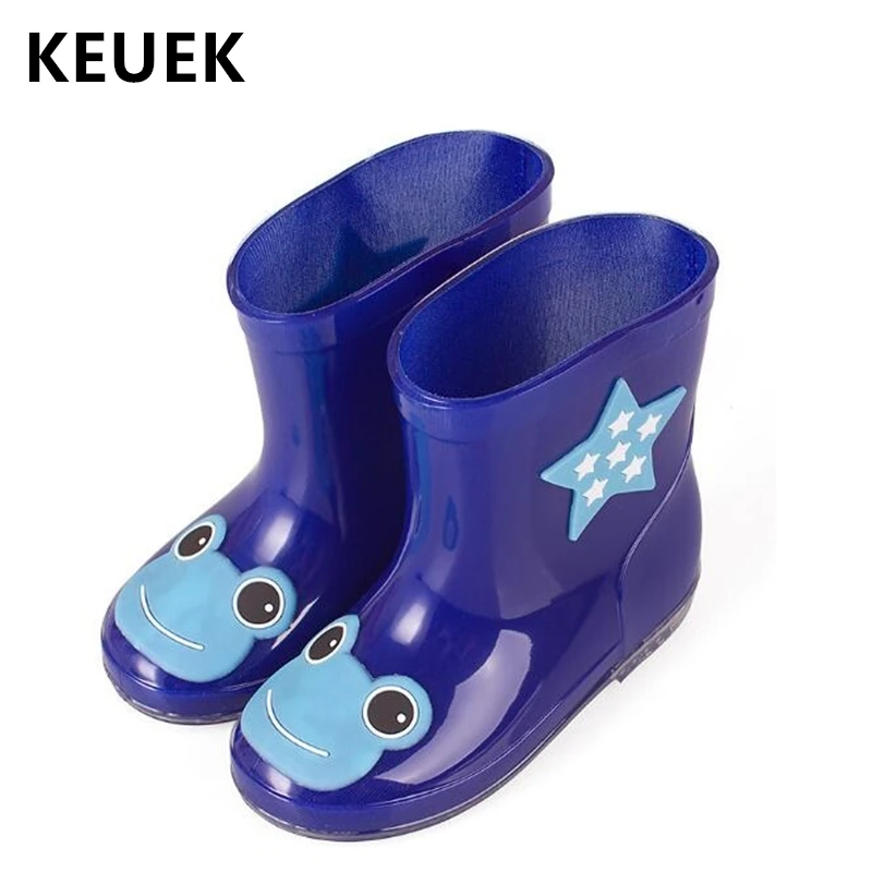 

Fashion Cartoon Kids Girls Rain boots Waterproof non-slip Children Ankle Boots Boys Baby PVC Waterproof Shoes 03B