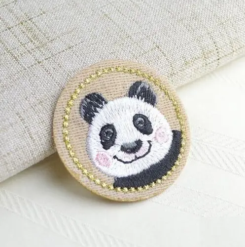 Eatingbiting (R) Вышивка панда ткань патч железа на Шить Мотив Аппликация подарок DIY|patch