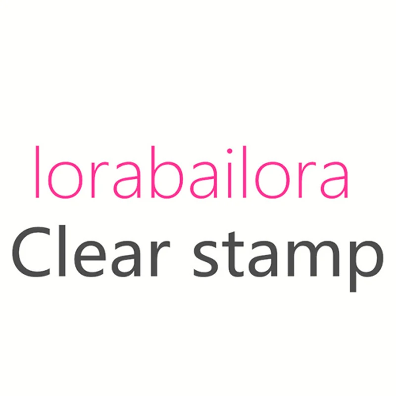 Испания Lorabailora прозрачный силиконовый набор штампов для DIY