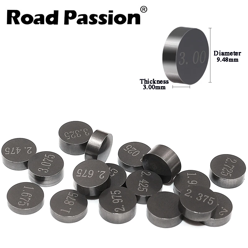 Road Passion 46pcs Motorcycle 9.48mm 9.48 mm Diameter Valve Shims For Suzuki C109R C109RT DL1000 DR-Z400 DRZ400 E S M
Road Passion 46pcs Motorcycle 9.48mm 9.48 mm Diameter Valve Shims For Suzuki C109R C109RT DL1000 DR-Z400 DRZ400 E S M