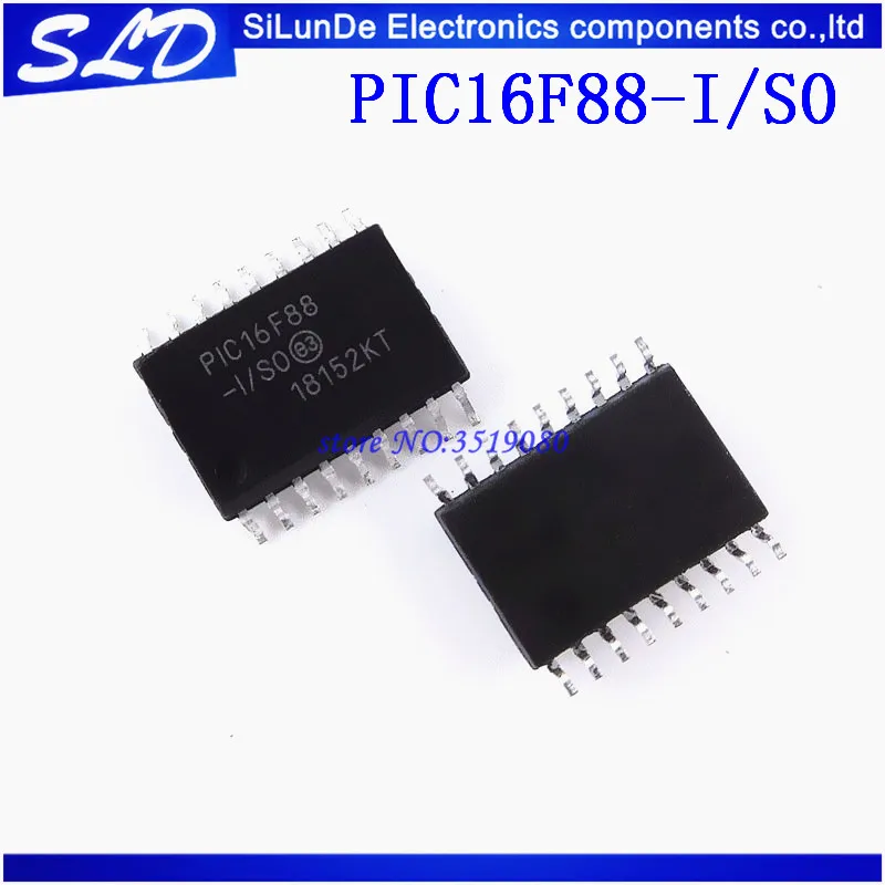 

Free Shipping 5pcs/lot PIC16F88-I/SO SOP18 PIC16F88 16F88 MCU 8BIT 7KB FLASH new and original in stock