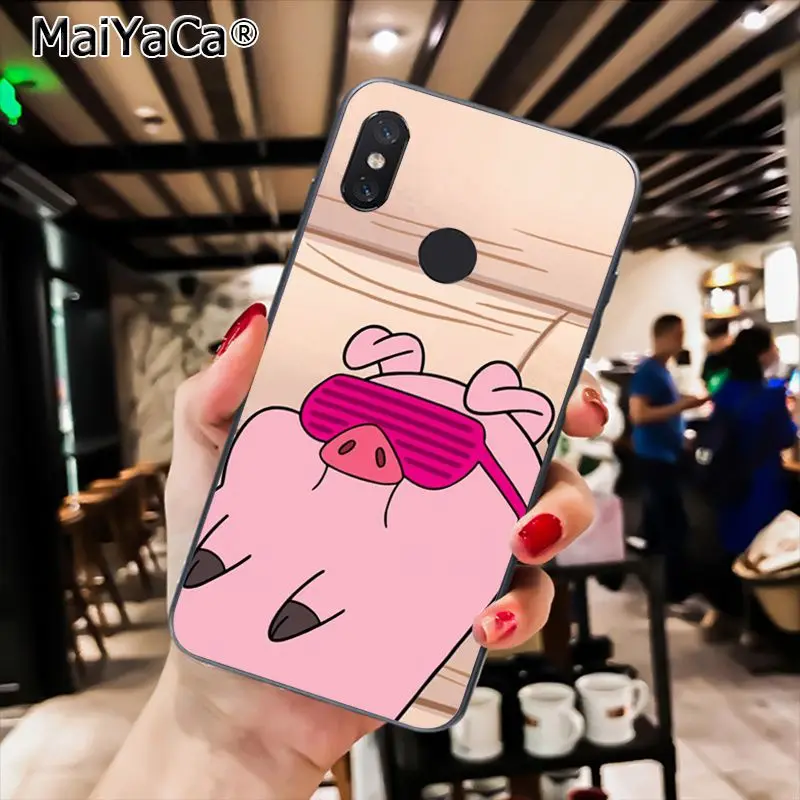MaiYaCa Гравити Фолз поросенок силиконовый чехол для телефона для Xiaomi Redmi8 4X 6A S2 7A 5A Redmi 5 5Plus Note5 7 Note8pro