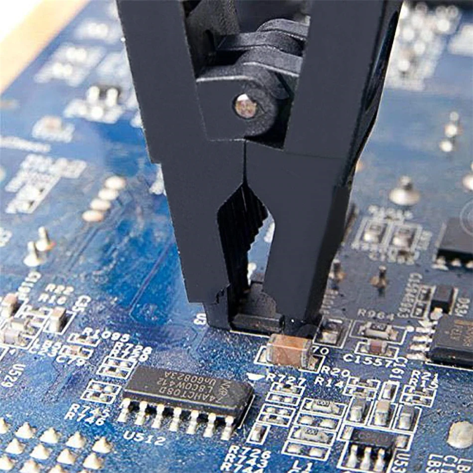 SOIC8 SOP8 Flash Chip зажим для проверки ИС Socket Adpter программатор BIOS/24/25/93|Интегральные
