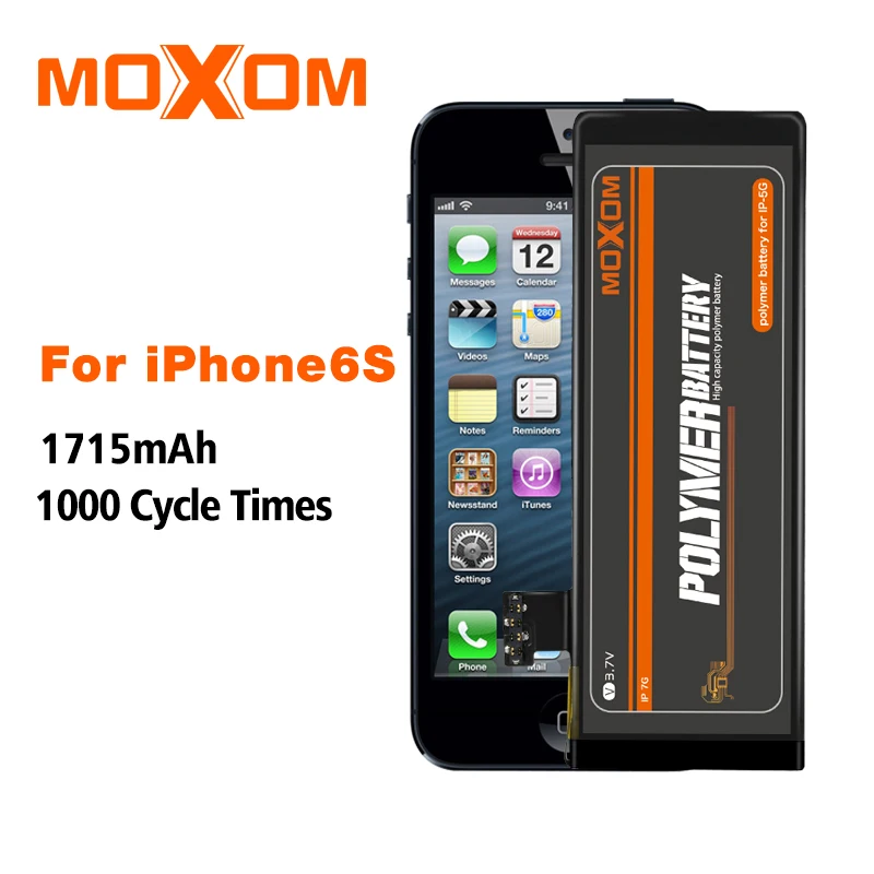 Аккумулятор MOXOM для iPhone 6S 1715 мАч высокоемкая сменная батарея телефона литий
