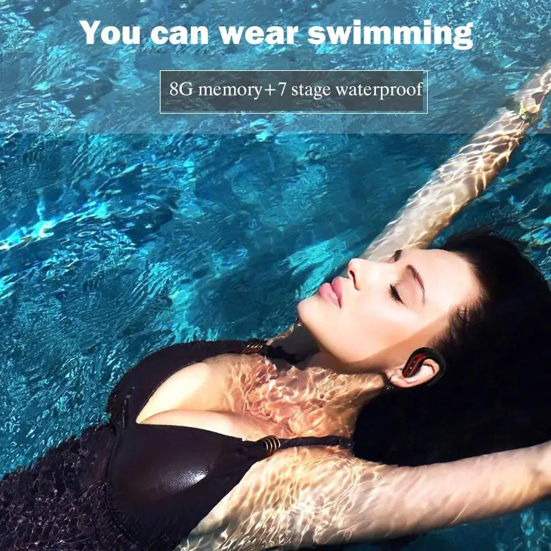 Kuulee наушники для плавания Bluetooth беспроводные гарнитура водонепроницаемые